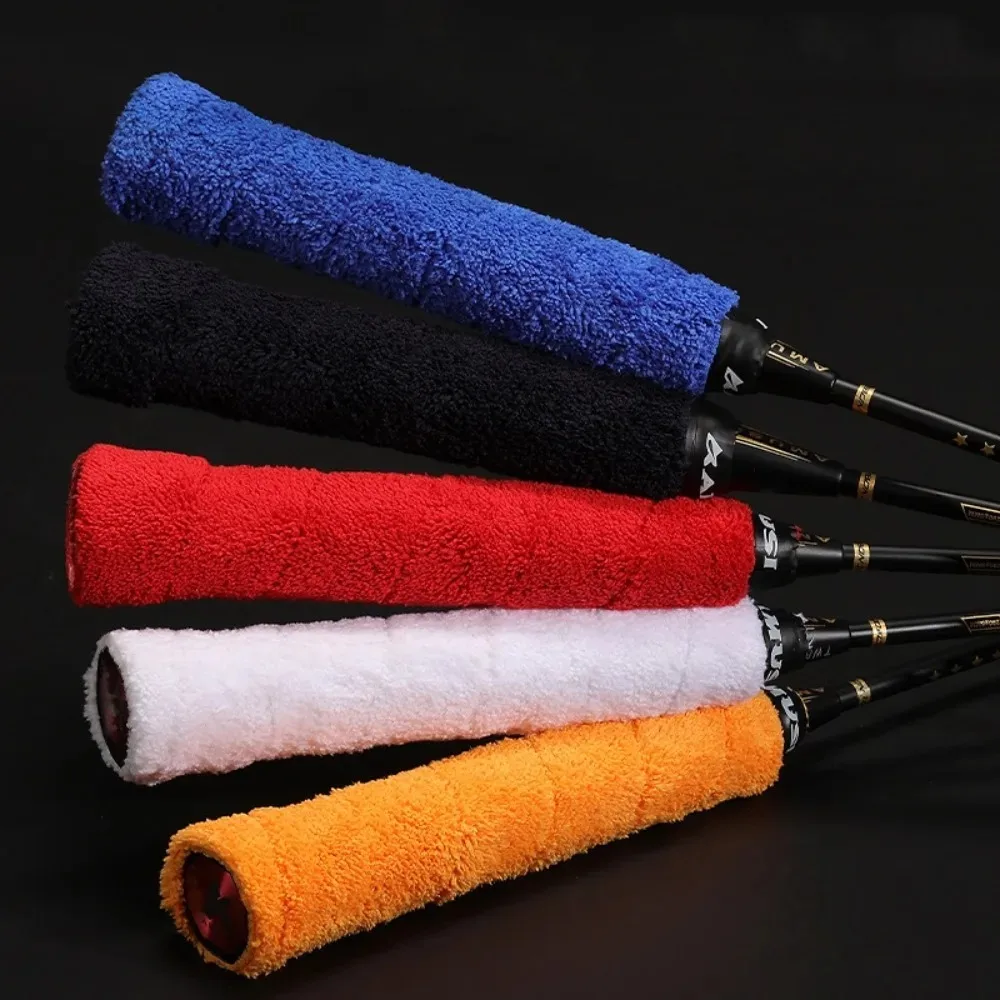 Badminton Smash - Pro ดูดซับเหงื่อ Overgrips ผ้าฝ้ายผ้าเช็ดตัวเทปสําหรับเทนนิสแบดมินตันแร็กเก็ต,Non-SLIP Control Wrap