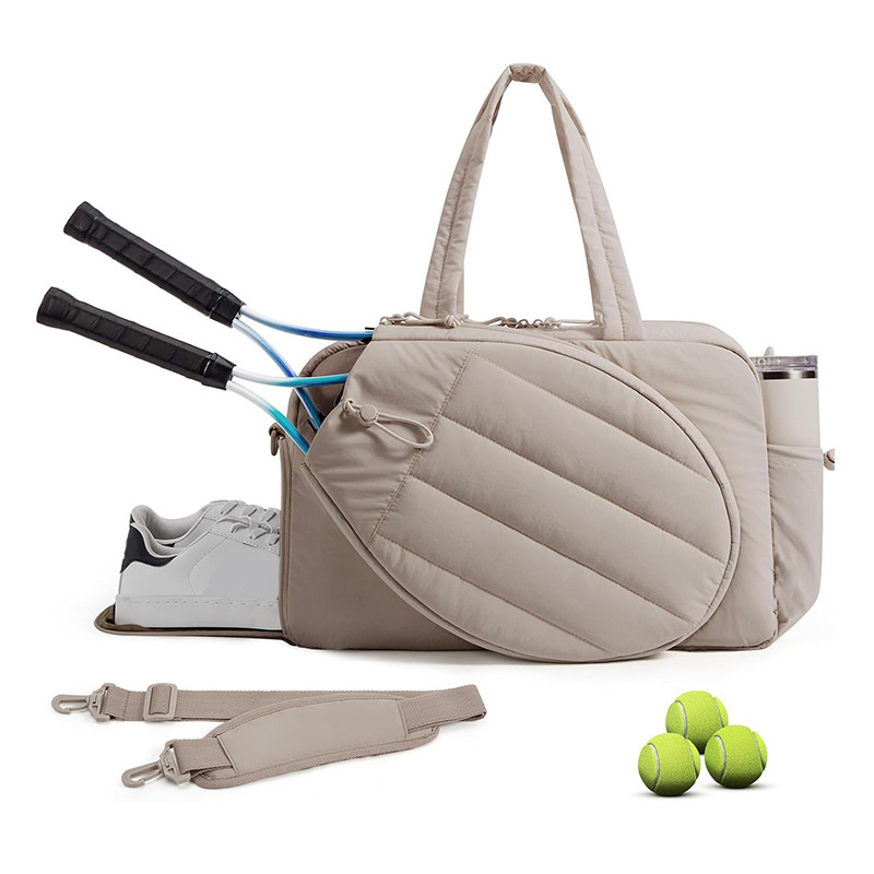 Badminton Xxl - เทนนิสแบดมินตันแร็กเก็ตกระเป๋าขนาดใหญ่กลางแจ้งกีฬาการฝึกอบรมการเดินทางไหล่กระเป๋า Pickleball Paddle กระเป๋าถือ