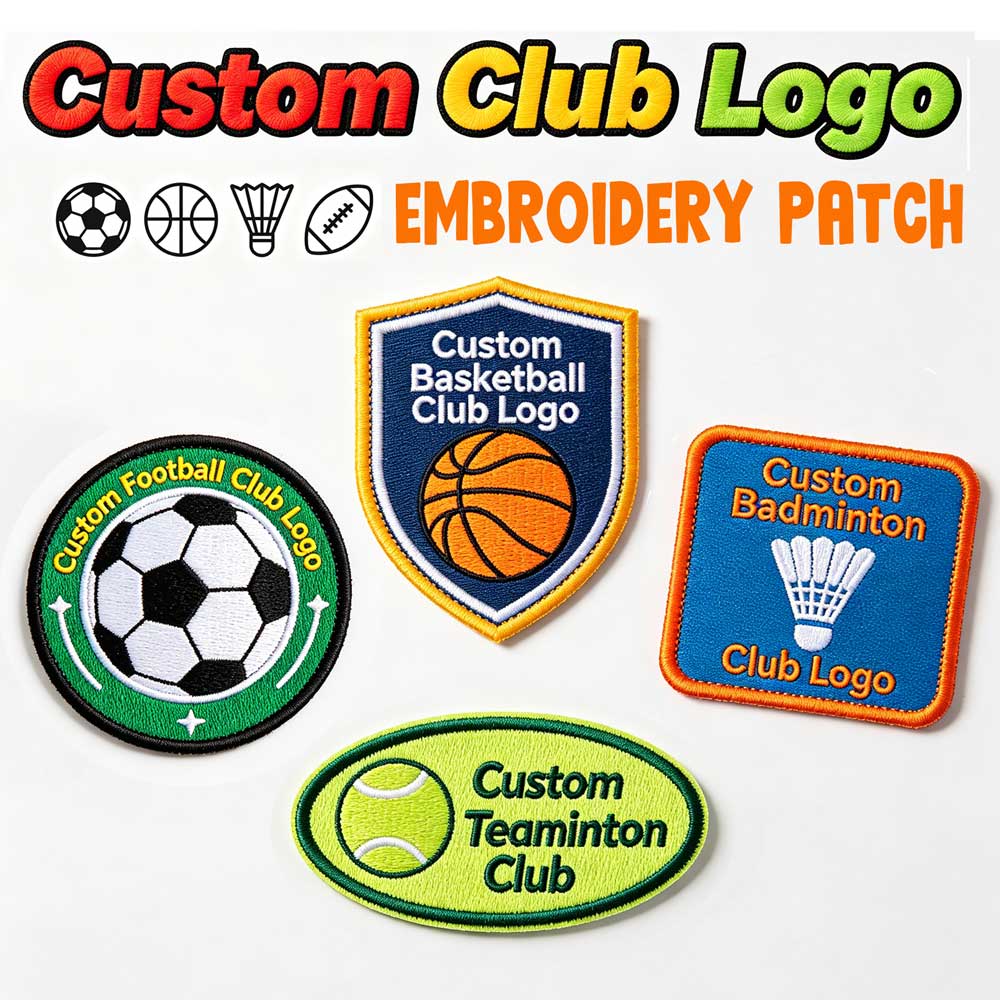 Badminton Club Logo - ป้ายปักสโมสรแบบกำหนดเอง ตราสัญลักษณ์แฟนฟุตบอล, ตราปักโลโก้ทีมฟุตบอล บาสเกตบอล แบดมินตัน รักบี้