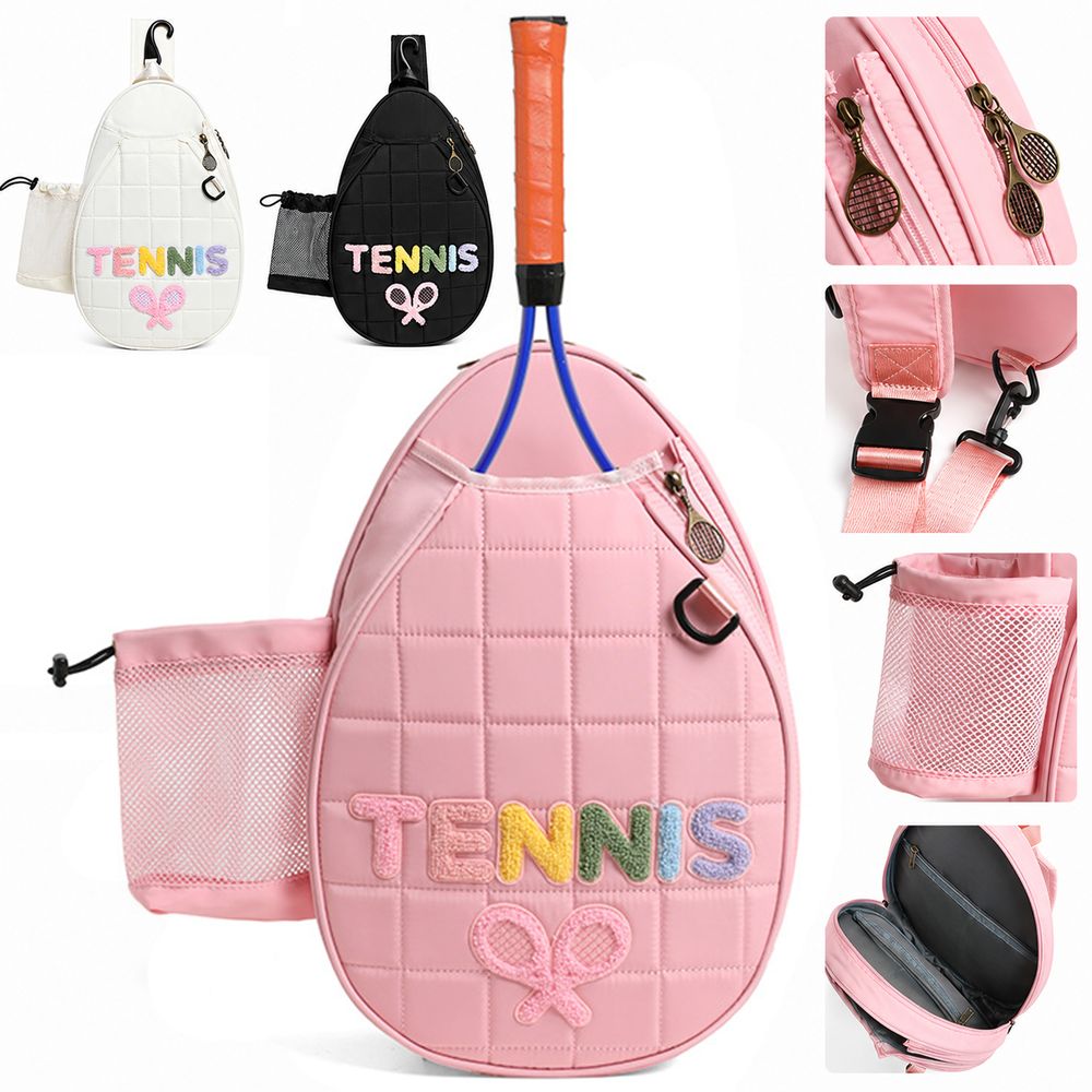 Badminton Xxl - กระเป๋าสะพายสำหรับใส่ไม้เทนนิสขนาดใหญ่ กันน้ำ พร้อมช่องใส่ไม้พายปิคเคิลบอล น้ำหนักเบา กระเป๋าสะพายข้างสำหรับใส่ไม้แบดมินตัน
