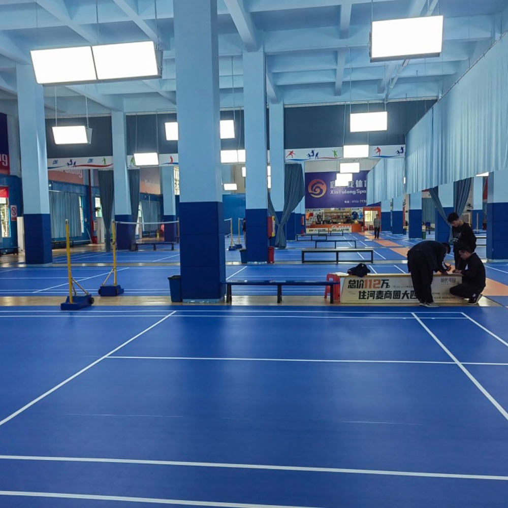 เสื่อสนามแบดมินตัน PVC ระดับมื - Badminton Club Logo บทวิจารณ์และราคา
