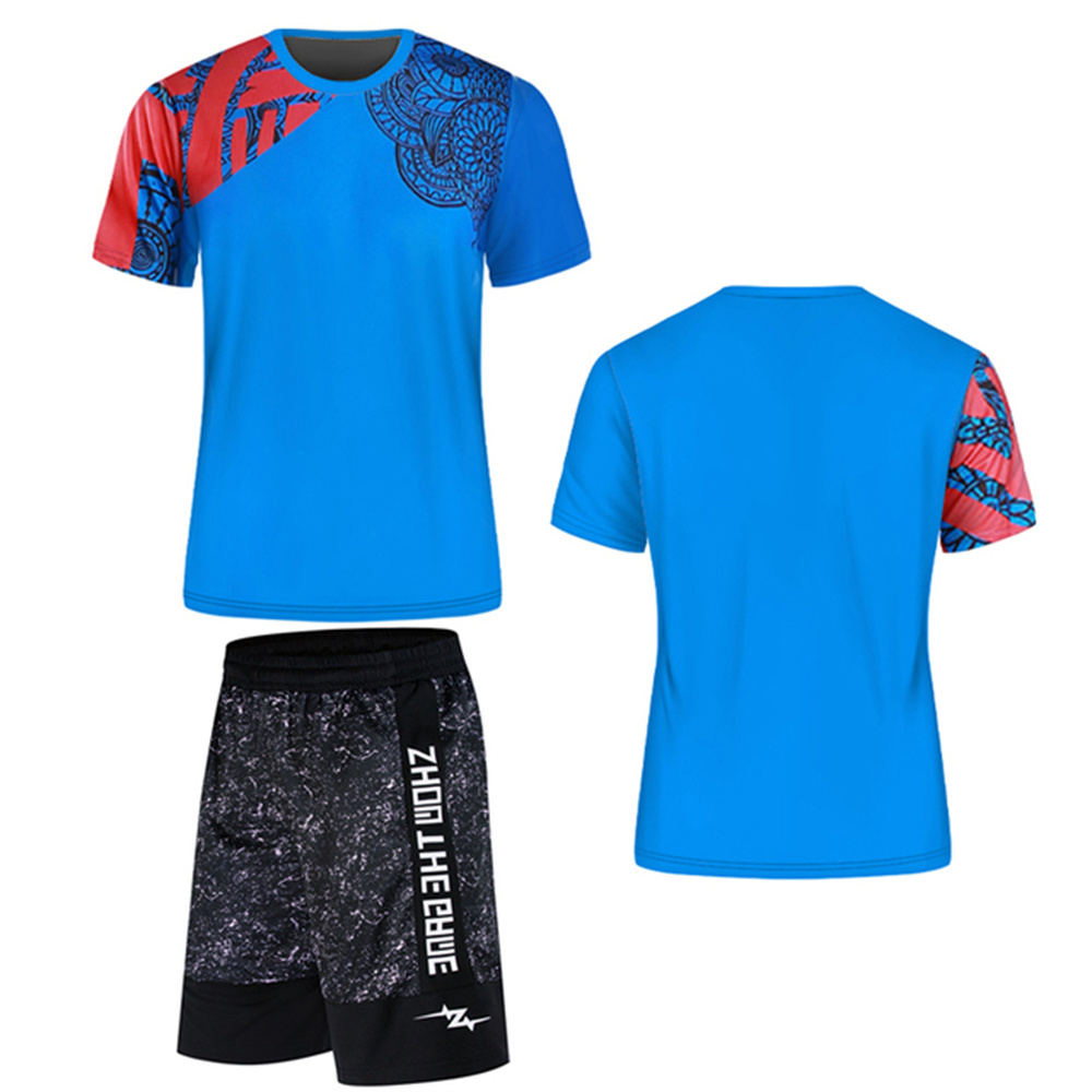 ฤดูร้อนใหม่เสื้อกีฬาผู้ชายชุดเ - Badminton Area บทวิจารณ์และราคา